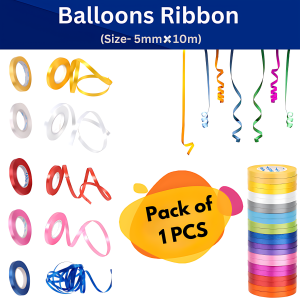 Balloons Curling Plastic Ribbon for Balloons Decoration & Party Gift Wrapping- (Pack of 1 Pcs)