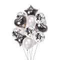 14 PCS Party Balloons Combo for For Anniversary, Birthday, Baby Shower, Valentine Day Party, Home, Restaurants and Showroom Decoration- (Pack of 14 Pcs)