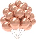 Latex Metallic Balloons For Anniversary, Birthday, Baby Shower, Valentine Day Party, Home, Restaurants and Showroom Decoration- (Pack of 25 Pcs)