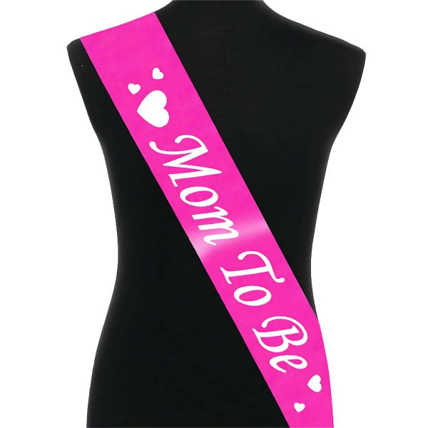 Mom To Be Sash for Women Party Celebration- (Pack of 01 Pcs)