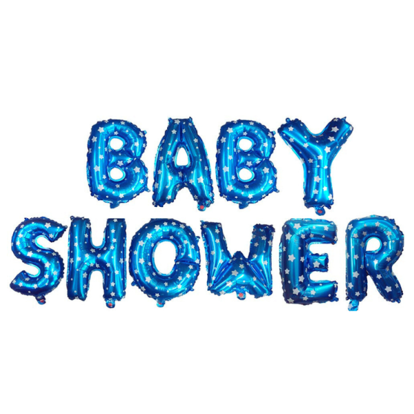 Baby Shower Golden & Multi Foil Banner Balloon for Party Decoration- (Pack of 1 Pcs)