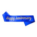 Anniversary Couple Sash for Men and Women Anniversary Party- (Pack of 01 Pcs)