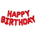 Happy Birthday Foil Banner Balloons - Birthday Multicolor, Black, Red, Golden, Silver, Blue And Pink Foil Birthday Banner for Birthday Decoration - (Pack of 1 Pcs)