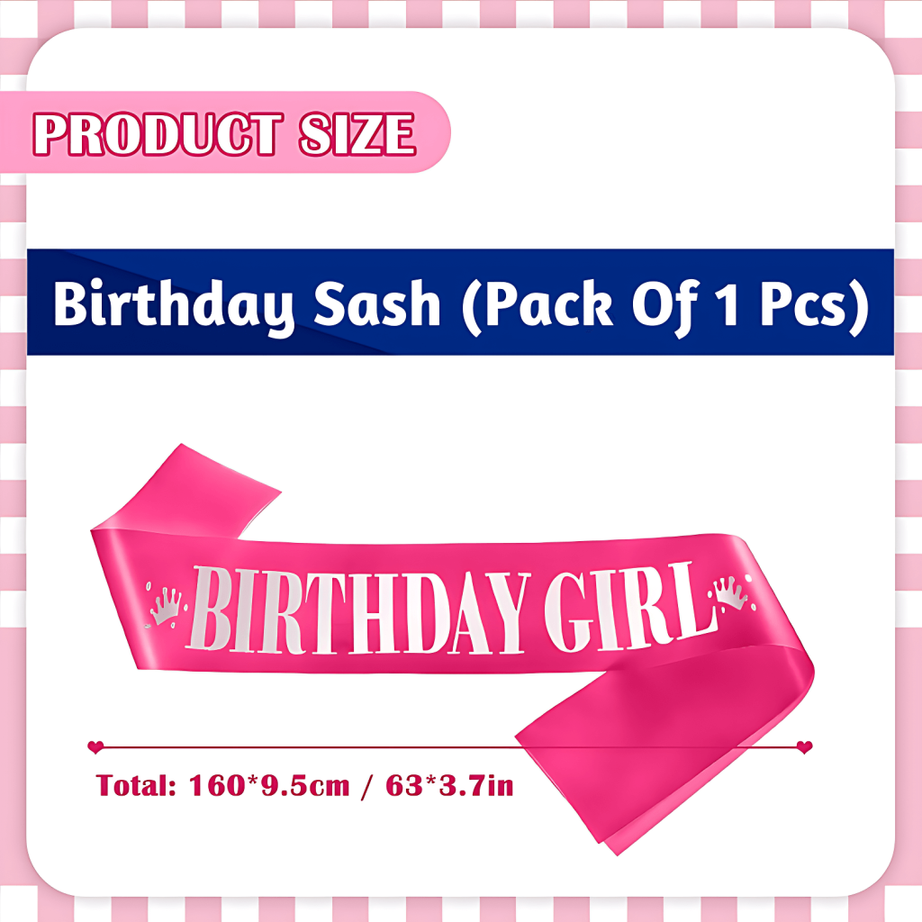 Birthday Girl Sash for Women Birthday Party (Pack of 01 Pcs) The — free download