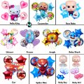 Character Foil Balloon Set for Party Decorations –Hello Kitty, Cocomelon, Boss Baby, Unicorn, Frozen, Jungle, Car & Spider-Man, Baby Shark, Baby Boy & Girl Themes – Perfect for Kids’ Birthday Parties and Events – Pack of 5 pcs