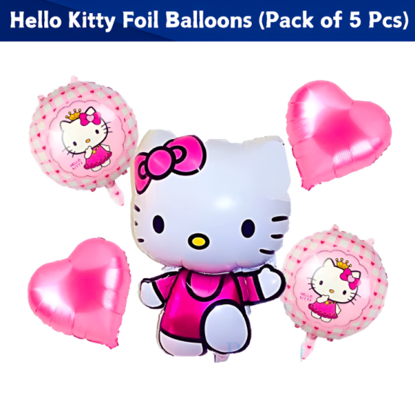 Character Foil Balloon Set for Party Decorations –Hello Kitty, Cocomelon, Boss Baby, Unicorn, Frozen, Jungle, Car & Spider-Man, Baby Shark, Baby Boy & Girl Themes – Perfect for Kids’ Birthday Parties and Events – Pack of 5 pcs