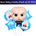 Character Foil Balloon Set for Party Decorations –Hello Kitty, Cocomelon, Boss Baby, Unicorn, Frozen, Jungle, Car & Spider-Man, Baby Shark, Baby Boy & Girl Themes – Perfect for Kids’ Birthday Parties and Events – Pack of 5 pcs
