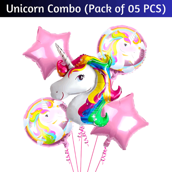 Character Foil Balloon Set for Party Decorations –Hello Kitty, Cocomelon, Boss Baby, Unicorn, Frozen, Jungle, Car & Spider-Man, Baby Shark, Baby Boy & Girl Themes – Perfect for Kids’ Birthday Parties and Events – Pack of 5 pcs