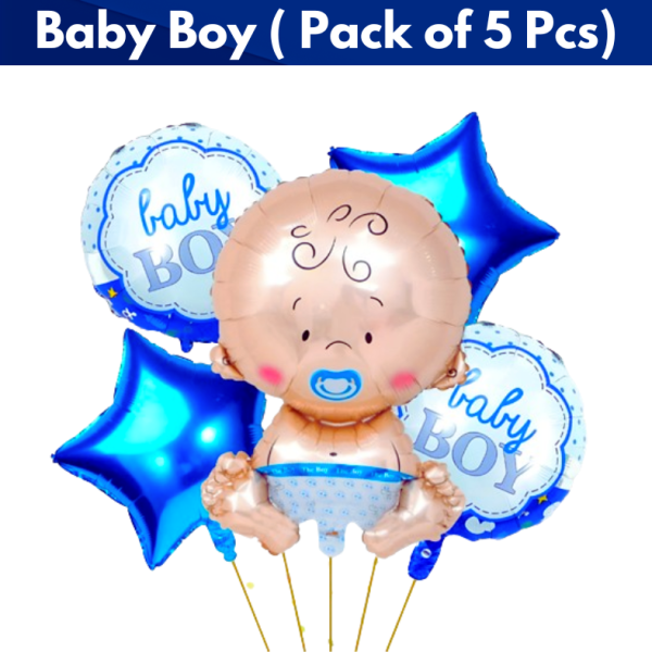 Character Foil Balloon Set for Party Decorations –Hello Kitty, Cocomelon, Boss Baby, Unicorn, Frozen, Jungle, Car & Spider-Man, Baby Shark, Baby Boy & Girl Themes – Perfect for Kids’ Birthday Parties and Events – Pack of 5 pcs