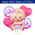 Character Foil Balloon Set for Party Decorations –Hello Kitty, Cocomelon, Boss Baby, Unicorn, Frozen, Jungle, Car & Spider-Man, Baby Shark, Baby Boy & Girl Themes – Perfect for Kids’ Birthday Parties and Events – Pack of 5 pcs