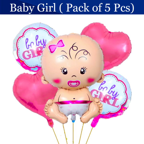 Character Foil Balloon Set for Party Decorations –Hello Kitty, Cocomelon, Boss Baby, Unicorn, Frozen, Jungle, Car & Spider-Man, Baby Shark, Baby Boy & Girl Themes – Perfect for Kids’ Birthday Parties and Events – Pack of 5 pcs
