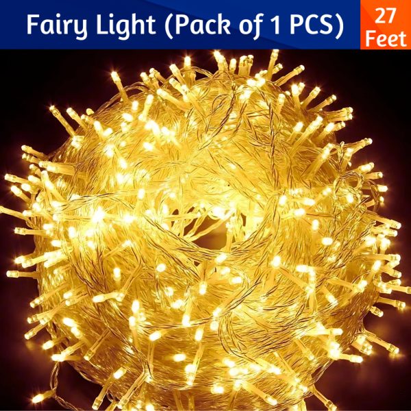 Fairy Lights, Dazzle Bright Fairy String Golden & Multicolor Lights for Home, Birthday, Holiday Parties & Room Decorations- (Pack of 1 Pcs)