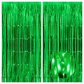 Foil Curtain Backdrop Golden, Silver, Blue, Red, Black & Pink Color For Party Decorations– (Pack of 1 Pcs)