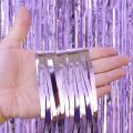 Foil Curtain Backdrop Golden, Silver, Blue, Red, Black & Pink Color For Party Decorations– (Pack of 1 Pcs)