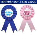 Birthday Boy & Birthday Girl Badge Pin- Birthday Sash Badge for Birthday Boy and Birthday Girl- (Pack of 1Pcs)