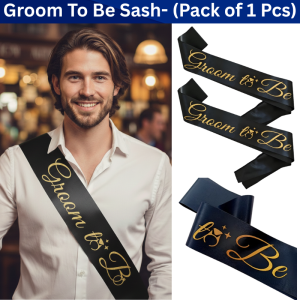 Groom to Be Sash for Future Groom | Premium Accessory for Bachelor Party, Engagement & Wedding Celebrations (1 Pcs)