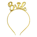 Bride To Be Headband Tiara Set | Premium Metal Body "Bride To Be" Tiara Headband for Bridal / Bachelorette Party- (1 Pcs)