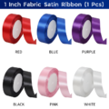1” Inch Satin Ribbon Roll for Gift Wrapping, Decoration & DIY Crafts - 25 Yards / 22 Meters- (Pack of 1 Pcs)