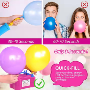 Electric Balloon Pump Machine for Balloon Decoration and Party Setup