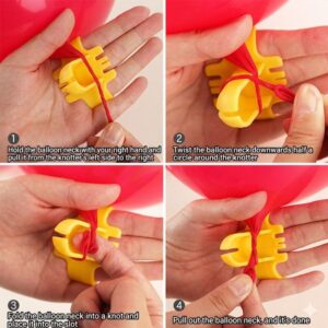Balloon Knotter Tool Pack of 2 Pcs Easy Balloon Tying Tool for Party Decoration