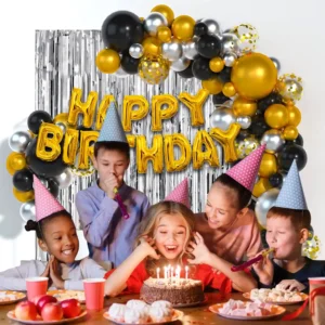 Birthday Combo 60 PCS Complete Decoration Package by The Party Shop